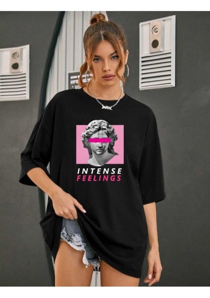 Tarzsokak Kadın Baskılı Oversize