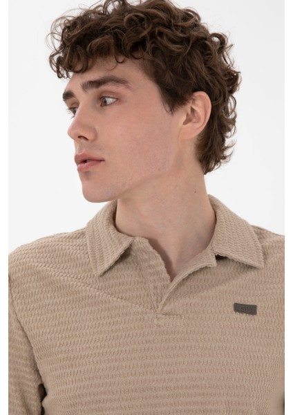 Erkek Bej Tişört 50299989-VR011 fiyatları