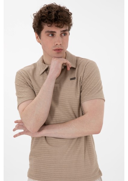 Erkek Bej Tişört 50299989-VR011 modelleri