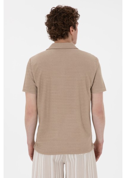 Erkek Bej Tişört 50299989-VR011 indirimleri