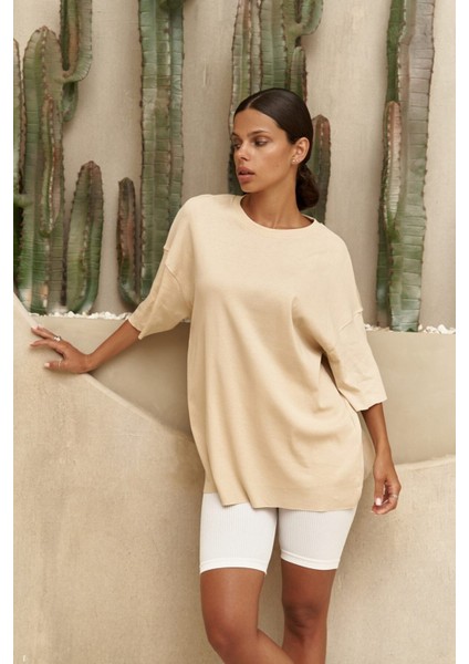 Tarzsokak Taylor Oversize Bej
