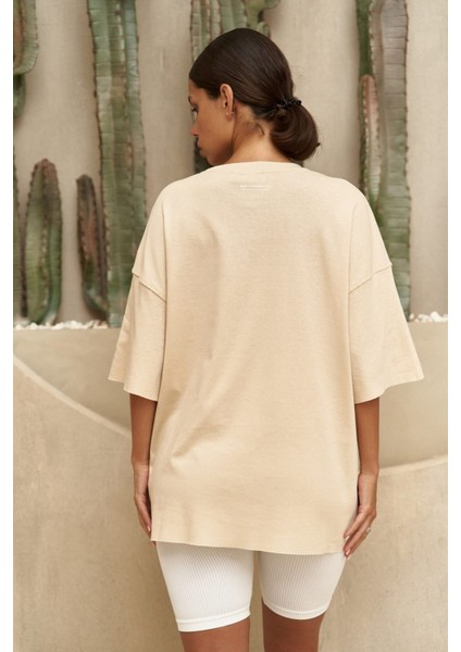 Tarzsokak Taylor Oversize Bej fırsatları