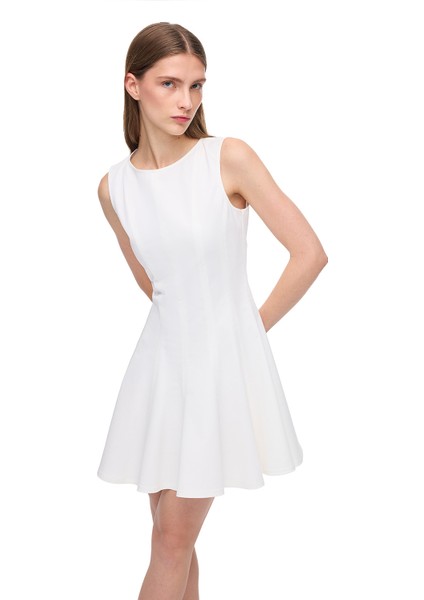 Beyaz Dillas Slim Fit Mini Boy Elbise fiyatları