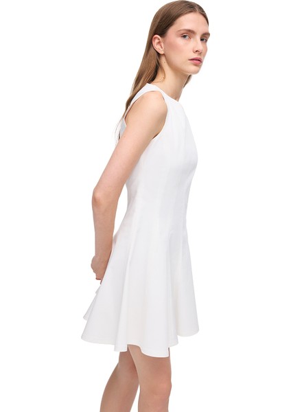 Beyaz Dillas Slim Fit Mini Boy Elbise modelleri