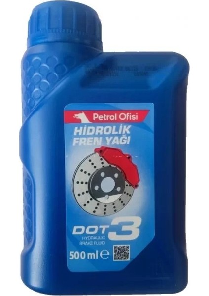 Hidrolik Fren Yağı Dot 3 - 500ML (Lisinya)