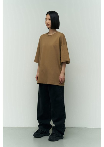 Tarzsokak I Like Mama Haki Oversize modelleri