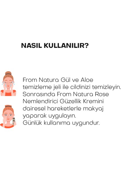 Rose Nemlendirici Güzellik Kremi 50 ml