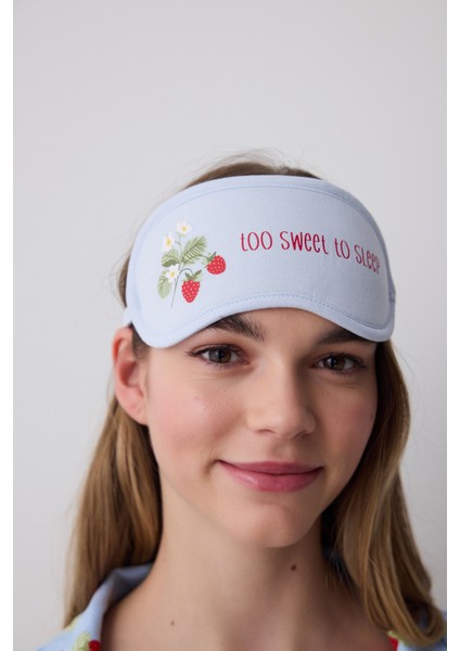 Strawberries Mavi Uyklu Gözlüğü