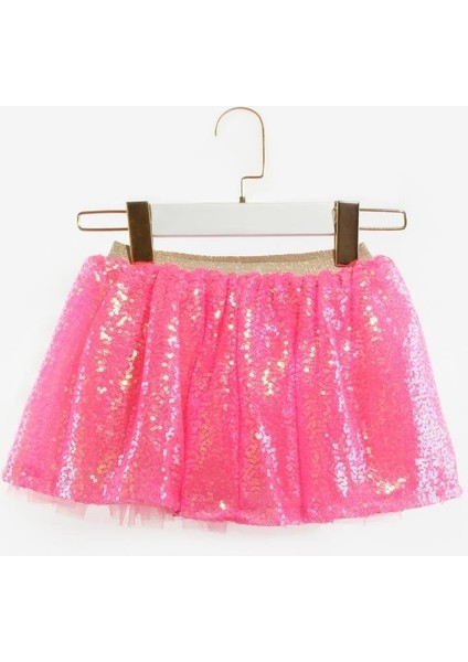 Fuşya Üzeri Pullu Kız Çocuk Etek - Gracie fiyatları