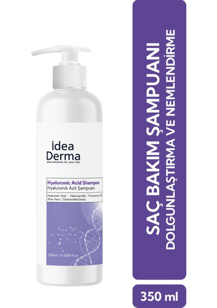 Idea Derma Hyaluronik Asit Şampuan 350 ml