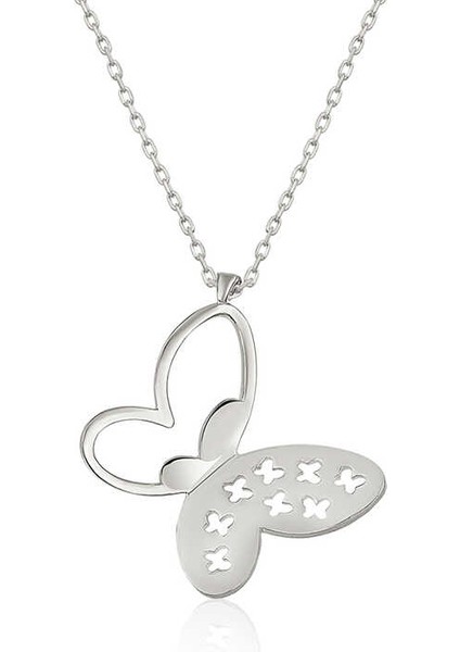 Gümüş Kelebek Bayan Kolye fiyatları