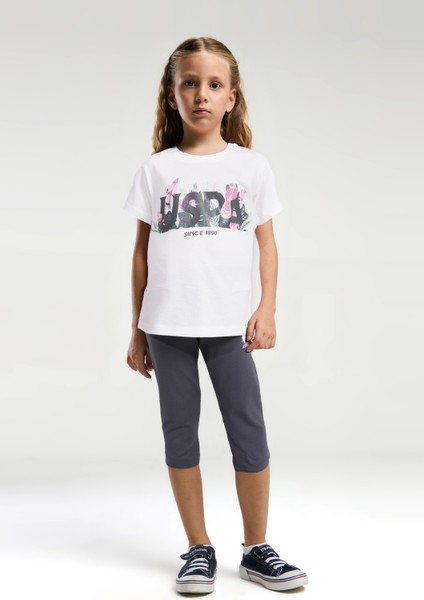 Kız Çocuk Beyaz Pijama Takım 50312579-VR013