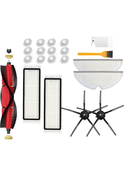 Ana Fırça Yan Fırça Hepa Filtre Paspas Bezi Xiaomi Roborock S6 Için (Yurt Dışından)