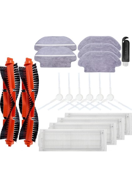 Hepa Filtre Silindiri Döndürme Fırçası Mop Bezi Mijia Lds / STYJ02YM Için (Yurt Dışından)