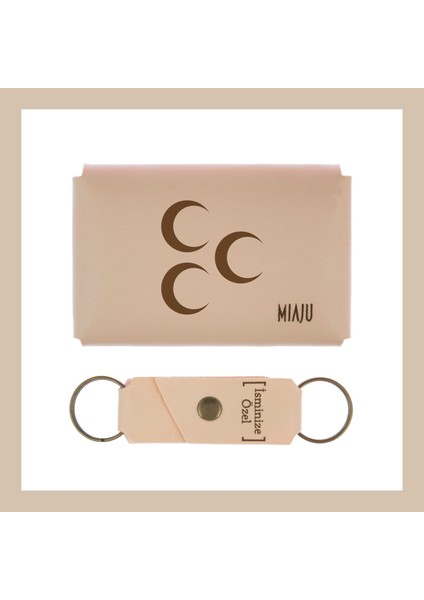 Pembe Renk, Üç Hilal Sevenlere Özel Üretim, Isme Özel Cüzdan Ve Anahtarlık Set, Efsane Hatıra Takım fiyatları