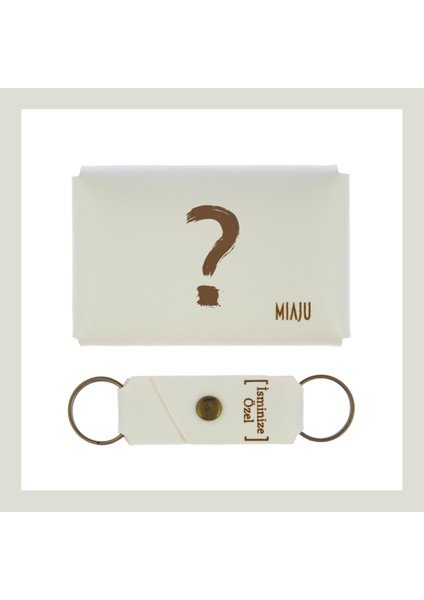 Yavru Ağzı, Soru Işareti Desenli, Isme Özel, Cüzdan Ve Anahtarlık Set, Arkadaşa Hediye Aksesuar fiyatları