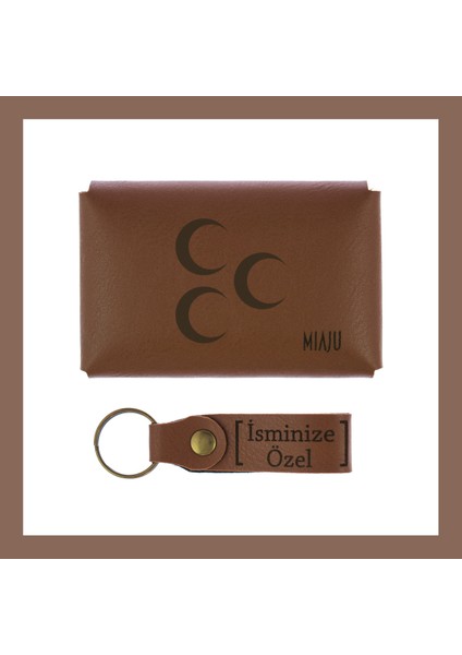 Yavru Ağzı, Üç Hilal Armalı, Isme Özel Cüzdan Ve Anahtarlık Takım, Efsane Hatıra, Her Zaman Yanında fiyatları