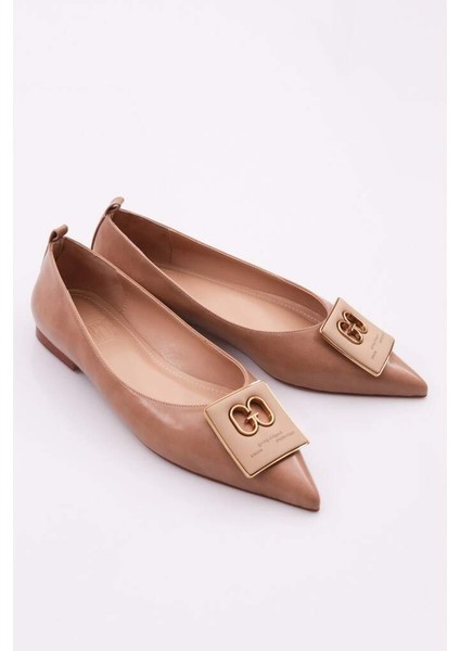 168 Vizon Kadın Ithal Aksesuar Tokali Babet Ayakkabı fırsatları