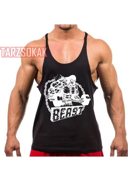 Tarzsokak Gym Tank Top Fitness Sporcu Atleti Gym3