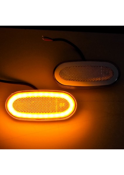 Sprinter Crafter Yan Etek Lambası Bire Bir Uyumlu Soketsiz Beyaz Kasa Amber (Turuncu) 6 Adet
