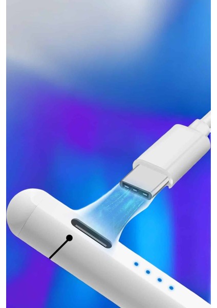 Tablet Kalemi Stylus Pen Dokunmatik Kalem Android ve Ios Uyumlu Şarjlı