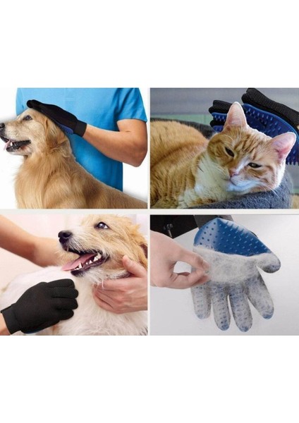 Evcil Hayvan Kedi Köpek Tüy Toplama Eldiveni Mavi modelleri