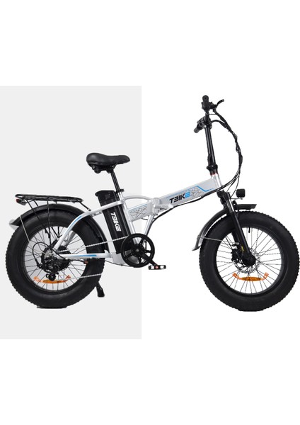 T-Bike Fx 250w Katlanabilir Elektrikli Bisiklet Beyaz-Siyah-Gri-Gümüş