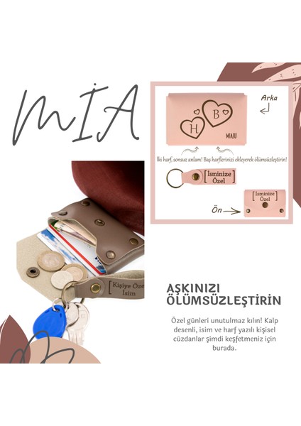 Sütlü Kahve, Üç Hilal ve Kurt Armalı, Kişiye Özel Cüzdan ve Anahtarlık Seti, Efsanevi Hediye indirimleri