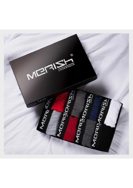 Erkek 8 Adet Premium Likralı Boxer modelleri