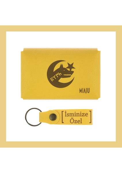 Turkuaz, Bozkurt Ve Hilal, Isme Özel Cüzdan Ve Anahtarlık Takımı, Bozkurttan Gurur Duyanlar Için fiyatları