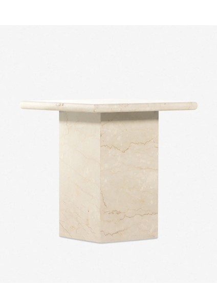 Milan-Traverten Kare Tabla ve Ayak Yan Sehpa fırsatları