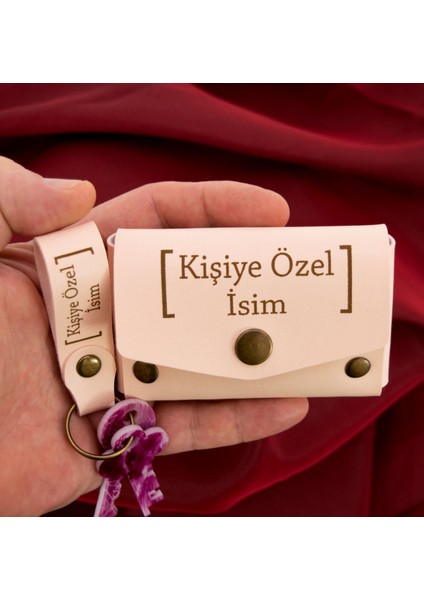 Koyu Turkuaz, Sevgilinize Romantik ve Kişisel Bir Hediye! Isme ve Harfe Özel Cüzdan & Anahtarlık Set indirimleri