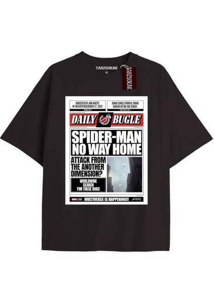 Spider-Man Gazete Baskı Model No Way Home Tshirt