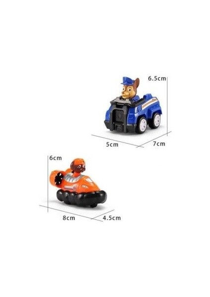 Paw Patrol Pençe Devriyesi Figür Oyuncak Seti 6 Figürlü RA2661