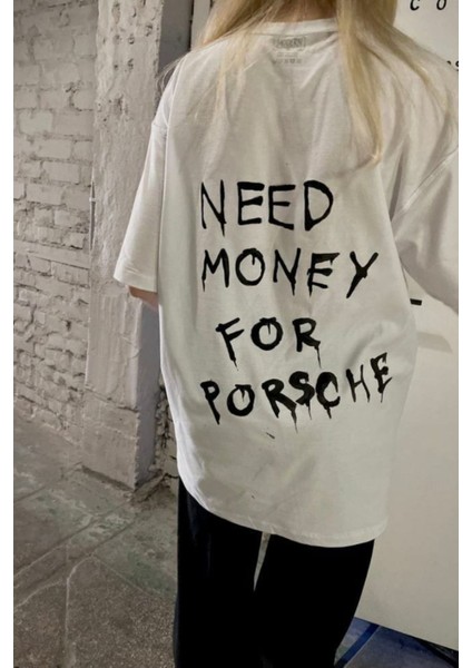 Tarzsokak Need Money For Porsche Detail Oversize Unisex