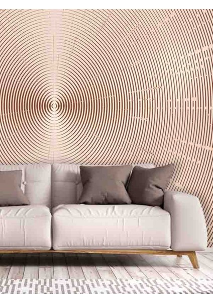 3 Boyutlu Çizgili Işık Ağı Desenli Isı ve Ses Yalıtımlı Sağlıklı Tekstil Duvar Kağıdı modelleri