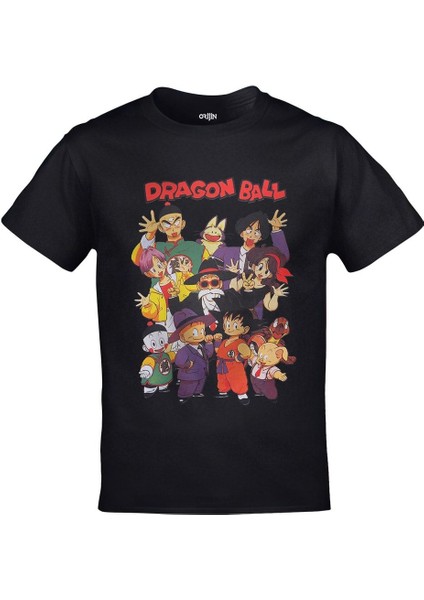 Dragon Ball Karakterler Baskılı Siyah fiyatları