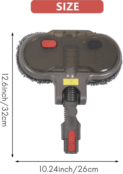 Dyson V7 V8 V10 V11 Için Elektrikli Islak Kuru Paspas Başlığı (Yurt Dışından)
