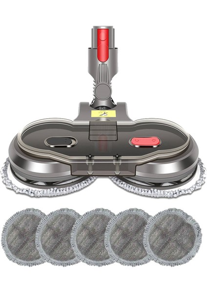 Dyson V7 V8 V10 V11 Için Elektrikli Islak Kuru Paspas Başlığı (Yurt Dışından)