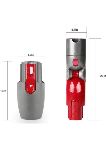 Dyson V7 V8 V10 V11 Elektrikli Süpürge Için Üst Adaptör Alt Adaptör (Yurt Dışından)