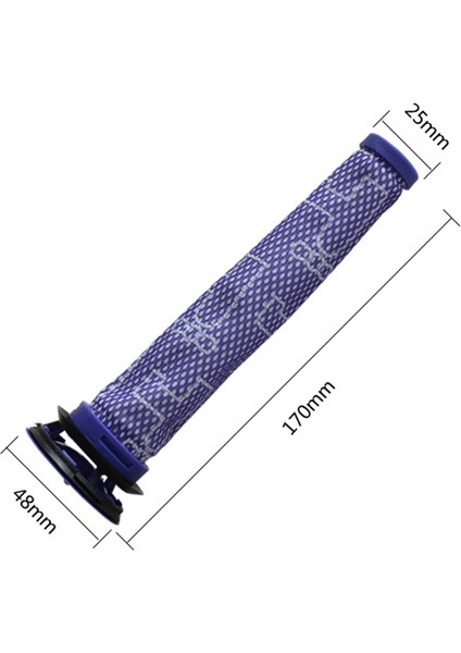 Dyson V6 V7 V8 DC62 DC61 DC58 DC59 Için 5 Adet Motor Yıkanabilir Filtre (Yurt Dışından)