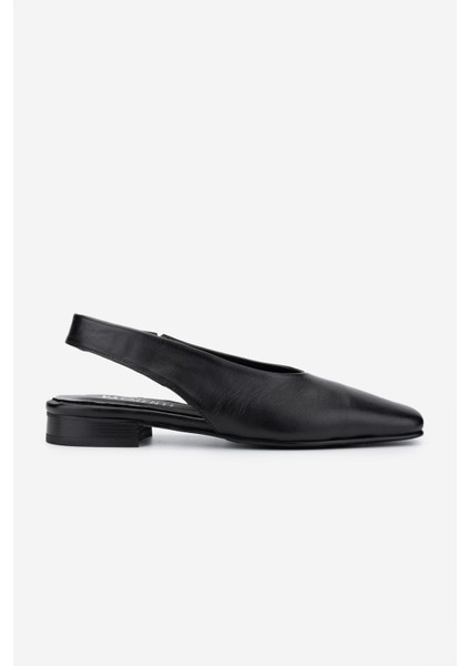 Kadın Deri Siyah Deri Topuklu Ayakkabı 35 AD2804 Bn Ayk Y25 Sıyah Dr