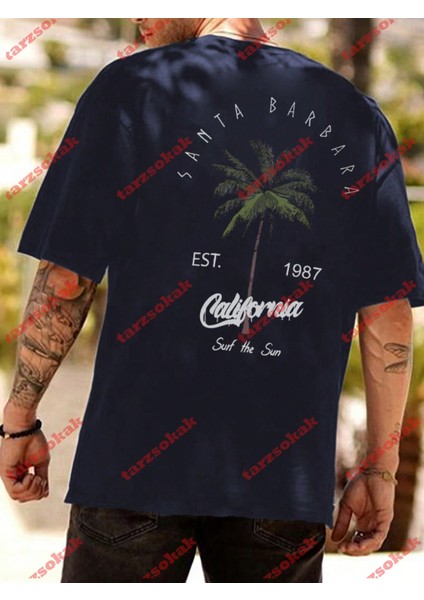 Tarzsokak Model 3272 Erkek Yazlık Yuvarlak Yaka Kısa Kollu Günlük Tişört, Yaz