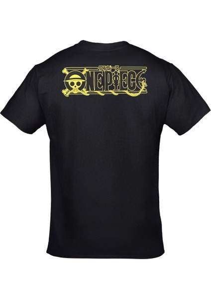 One Piece Pirate Alliance Heart Pirates Strawhat Pirates Ön Arka Baskılı Siyah modelleri