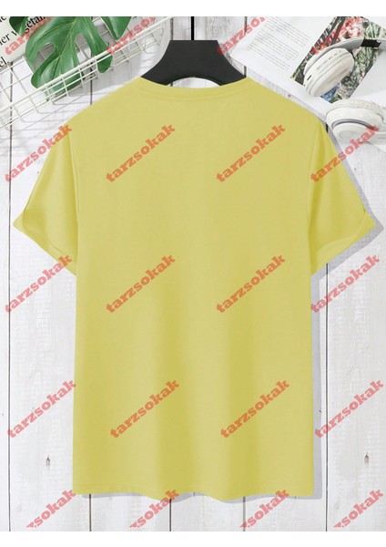 Tarzsokak Model 3255 Erkek Yazlık Yuvarlak Yaka Kısa Kollu Günlük Tişört, Yaz fırsatları