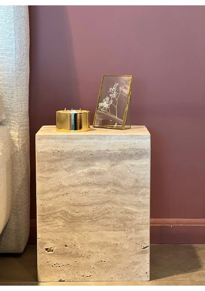 Kaylee-Mermer Küp Yan Sehpa modelleri