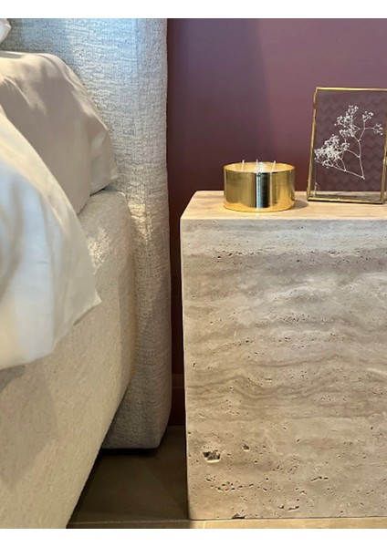 Kaylee-Mermer Küp Yan Sehpa fırsatları