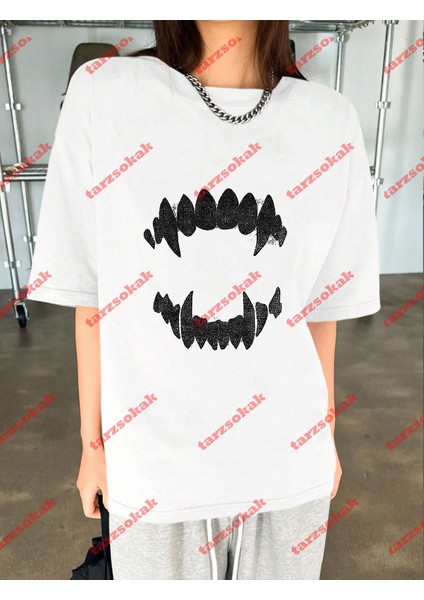 Teeth Tshirt Beyaz