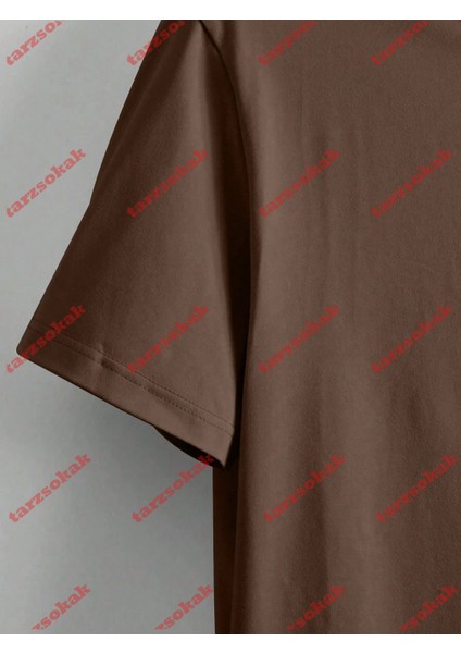 Tarzsokak Model 3274 Erkek Yazlık Yuvarlak Yaka Kısa Kollu Günlük Tişört, Yaz fırsatları