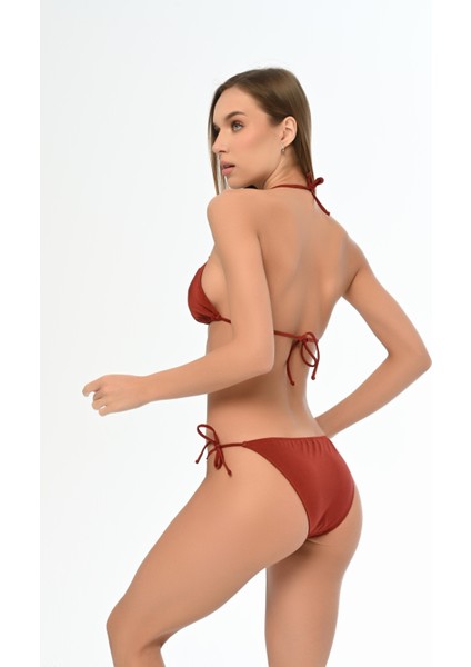 Aquaviva Kadın Tarçın Maria Üçgen Yanı Ipli Bikini Takımı fırsatları
